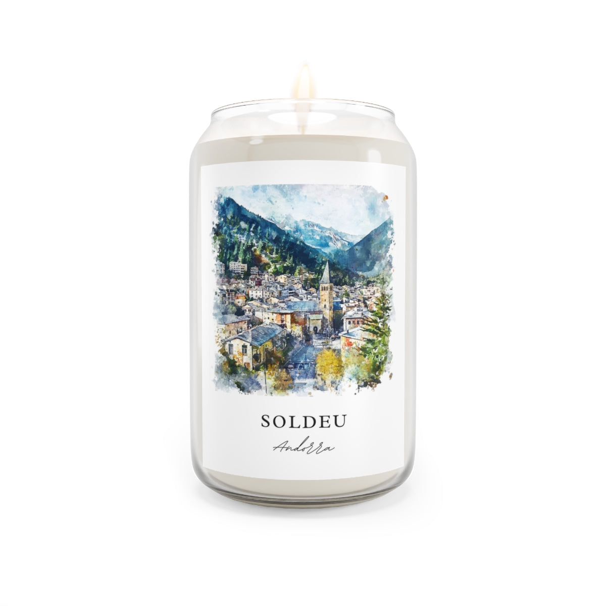 Soldeu, Andorra scented soy candle