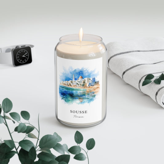 Sousse, Tunisia scented soy candle
