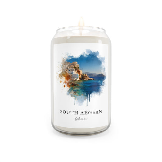 South Aegean, Greece scented soy candle
