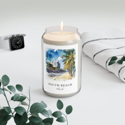 South Beach, Florida scented soy candle