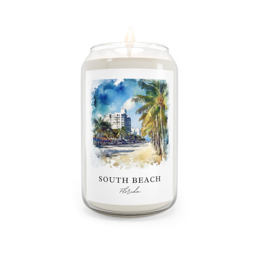 South Beach, Florida scented soy candle