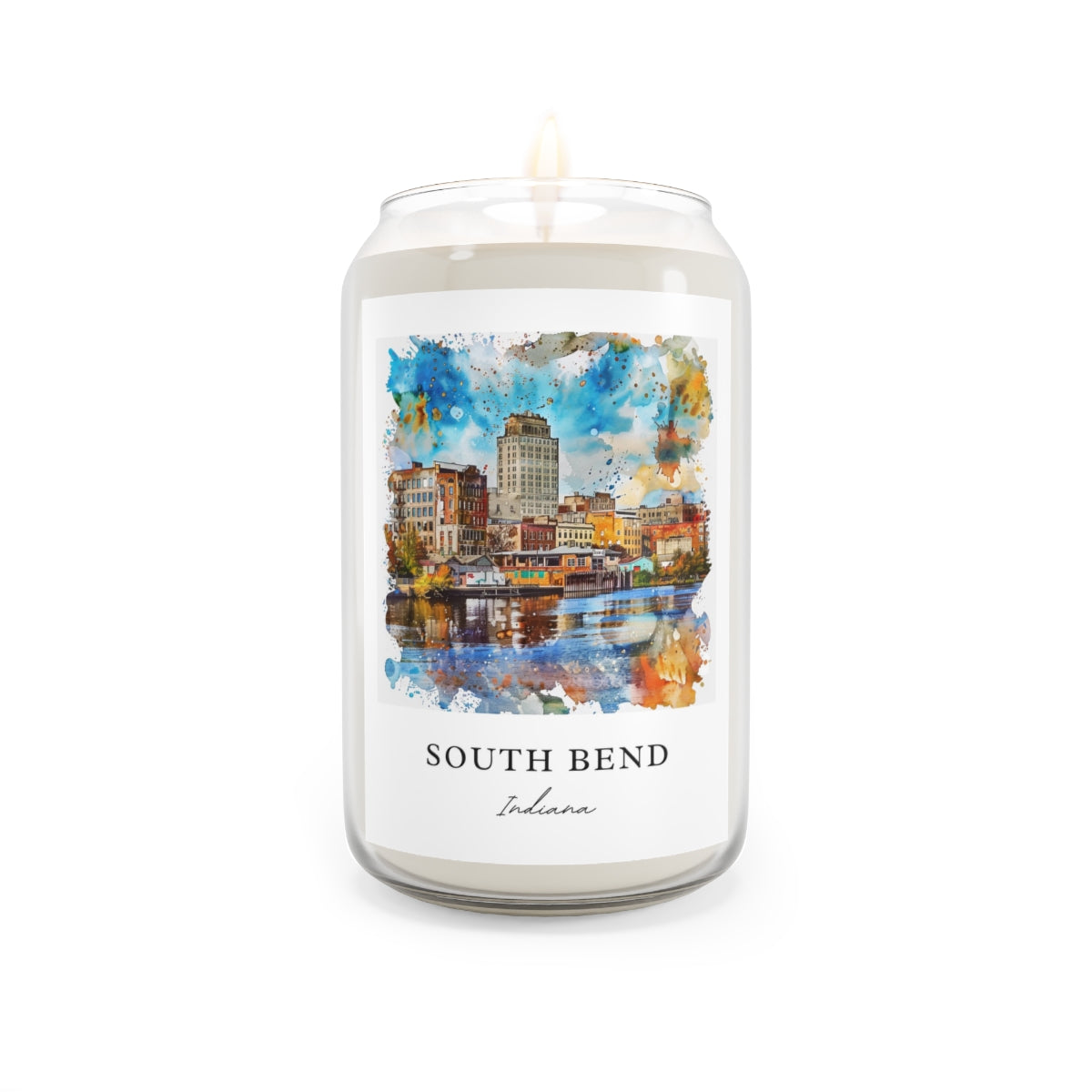 South Bend, Indiana scented soy candle