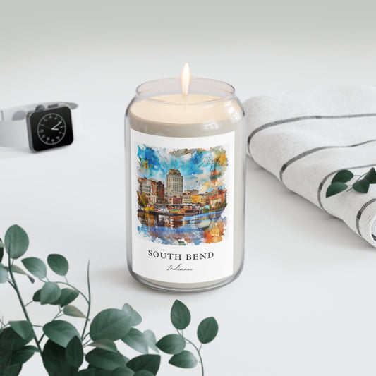 South Bend, Indiana scented soy candle