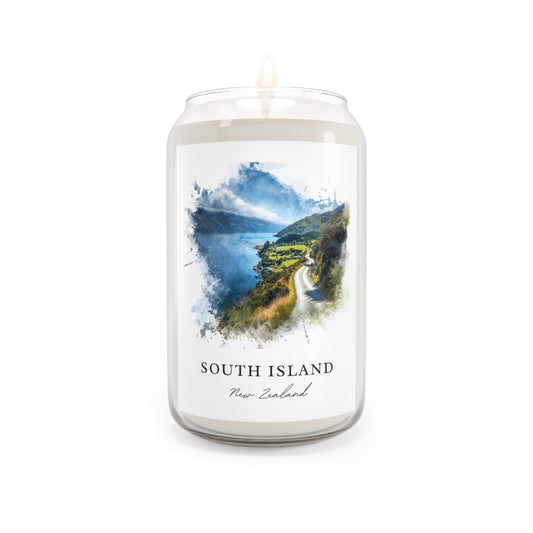 South Island, New Zealand scented soy candle