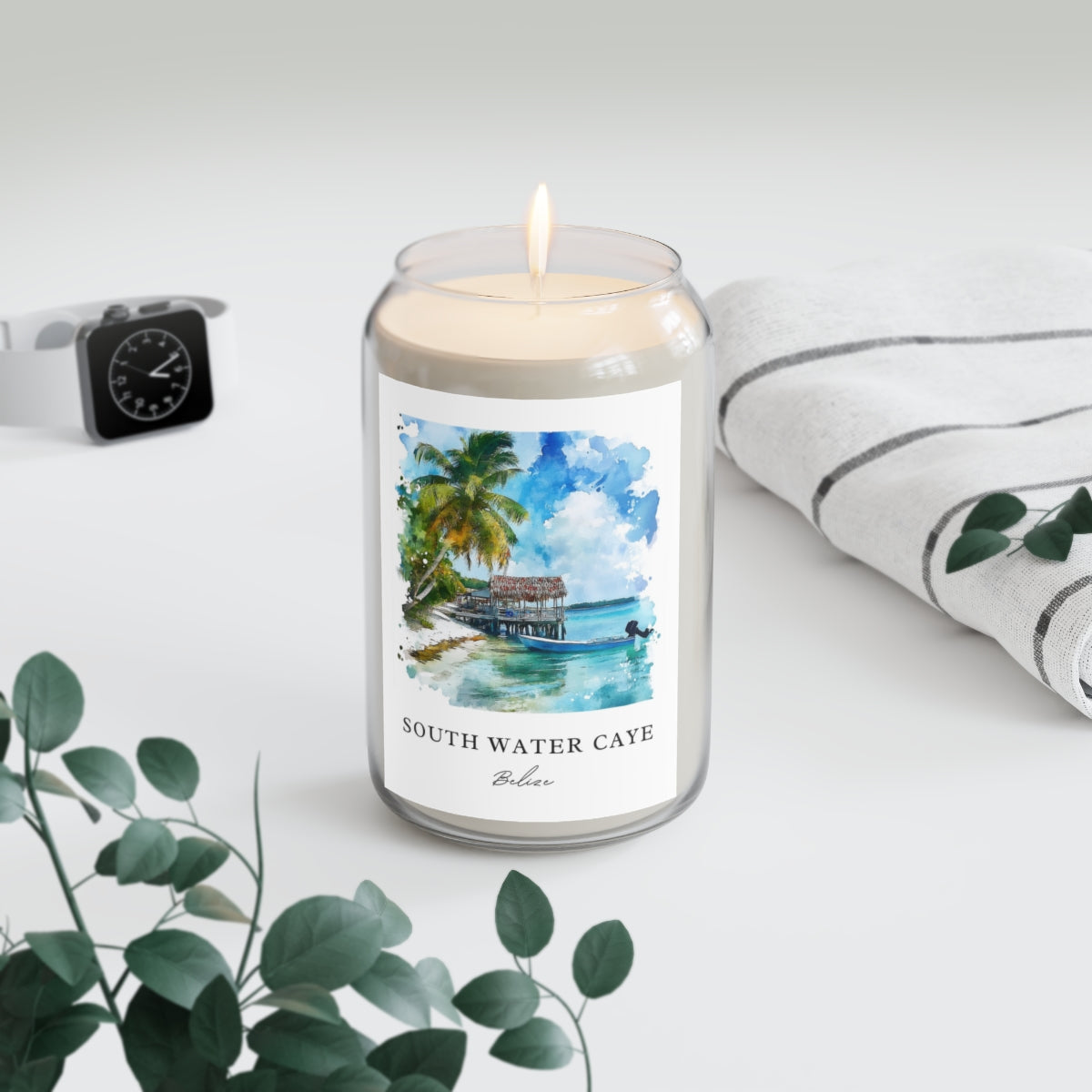 South Water Caye, Belize scented soy candle