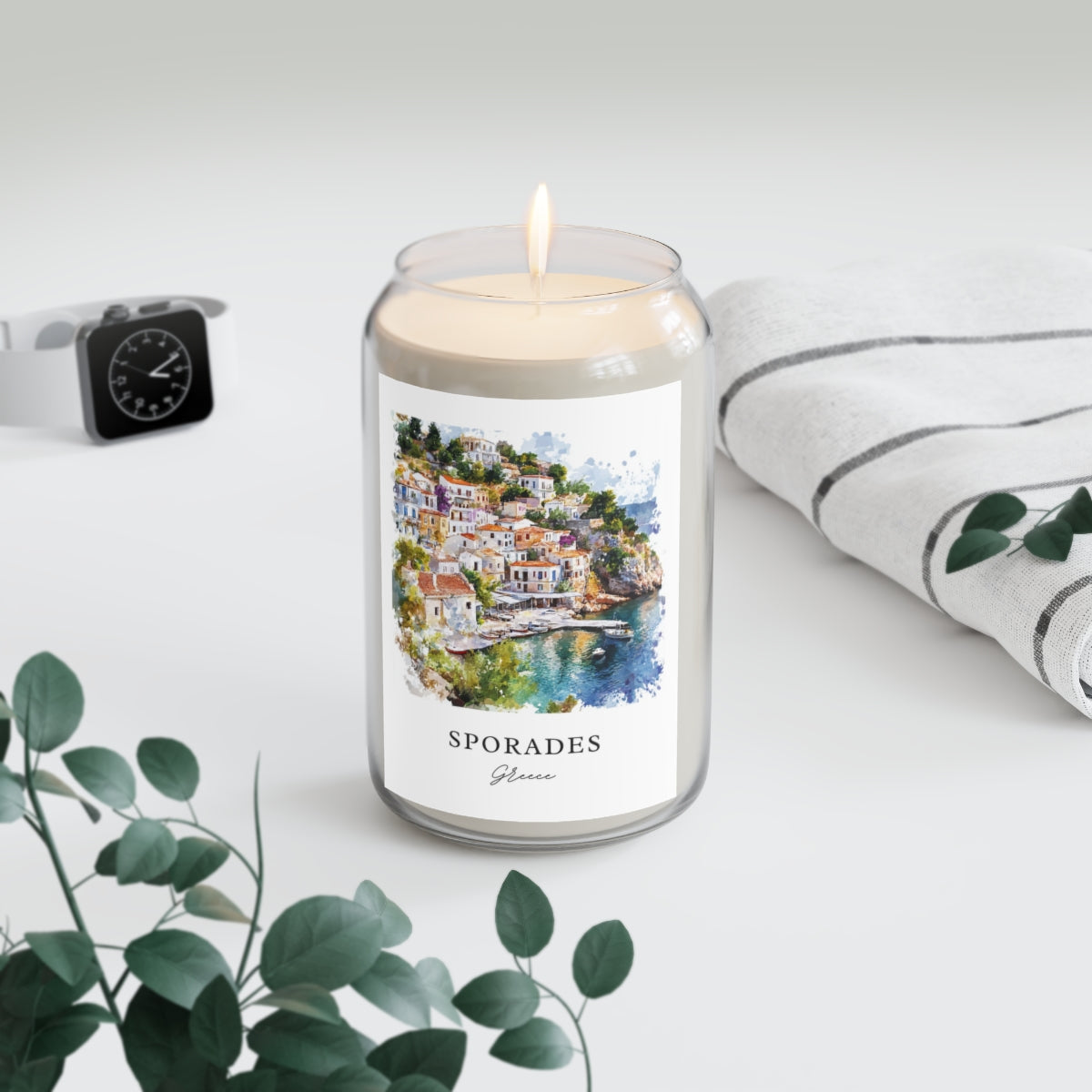 Sporades, Greece scented soy candle