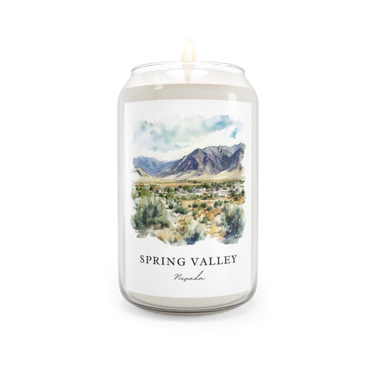 Spring Valley, Nevada scented soy candle