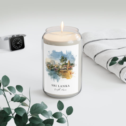 Sri Lanka, South Asia scented soy candle