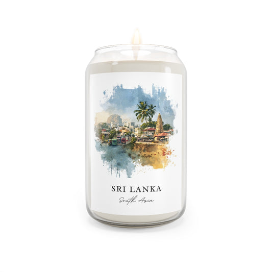 Sri Lanka, South Asia scented soy candle