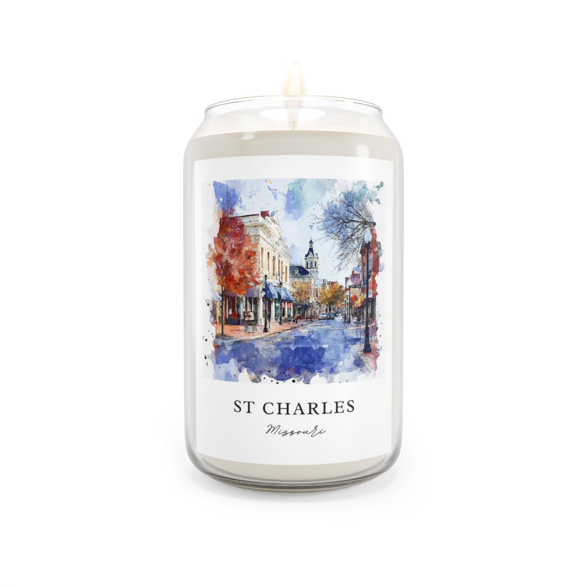 St Charles, Missouri scented soy candle