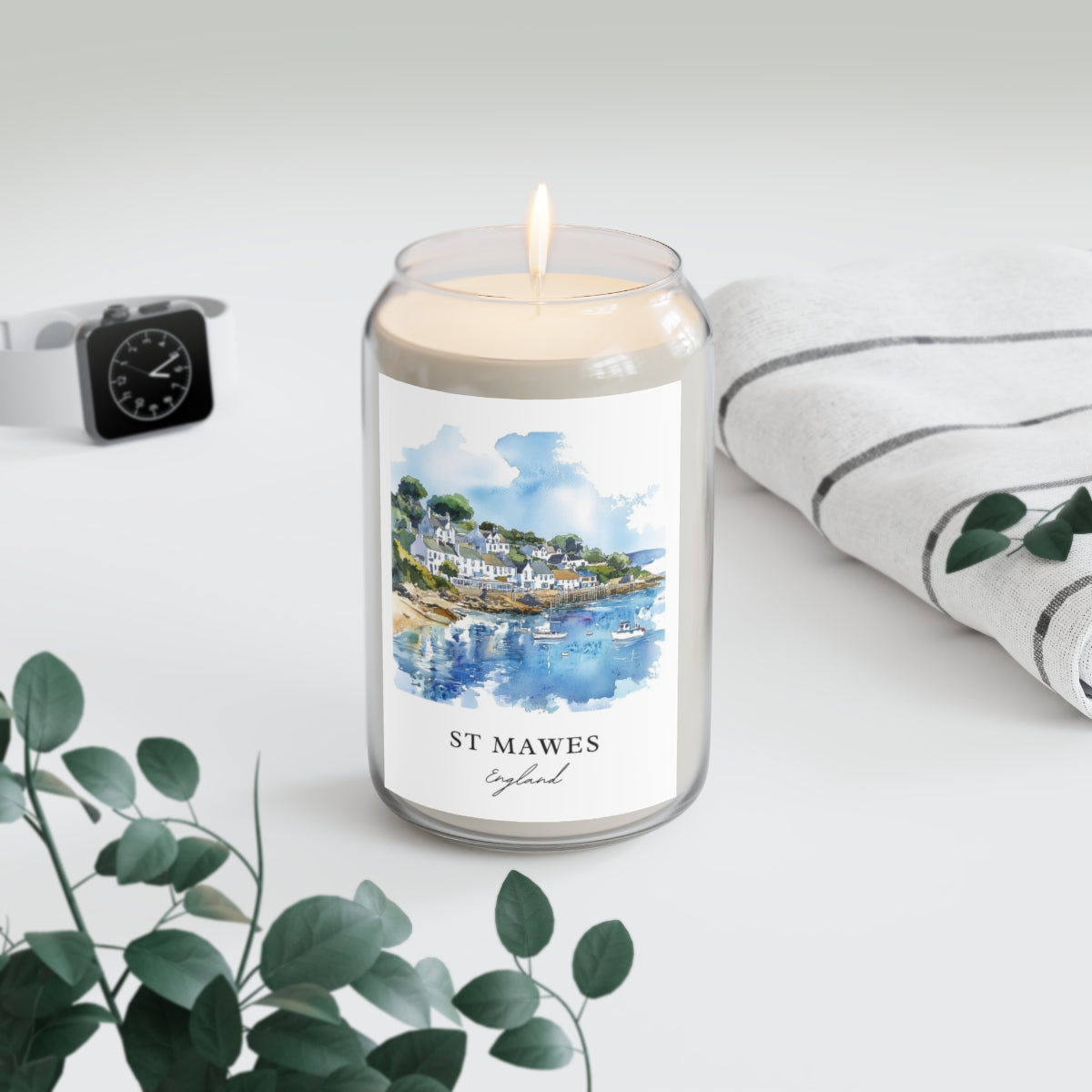 St Mawes, England scented soy candle
