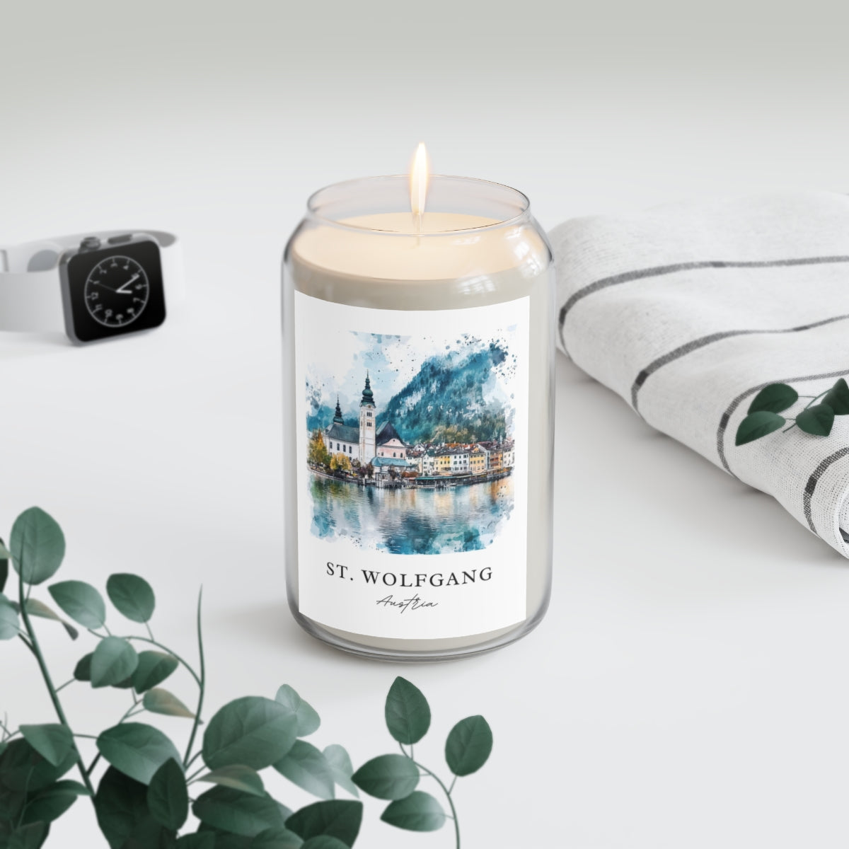 St. Wolfgang, Austria scented soy candle