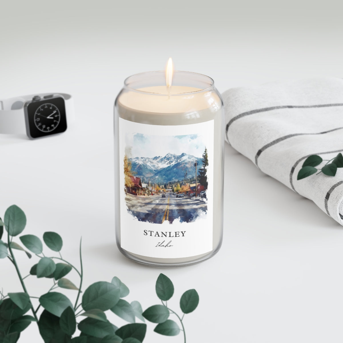 Stanley, Idaho scented soy candle