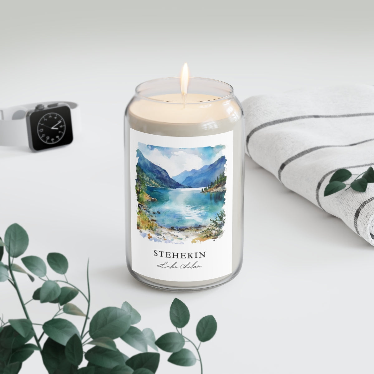 Stehekin, Lake Chelan scented soy candle