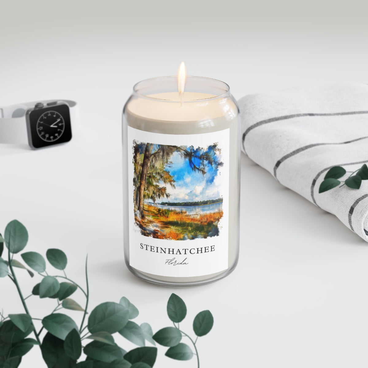 Steinhatchee, Florida scented soy candle