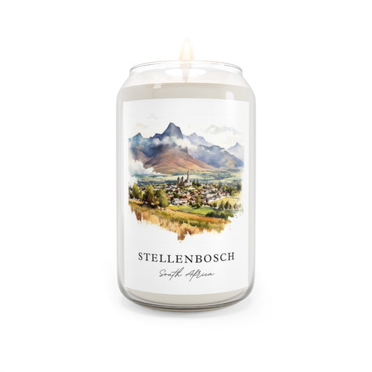 Stellenbosch, South Africa scented soy candle