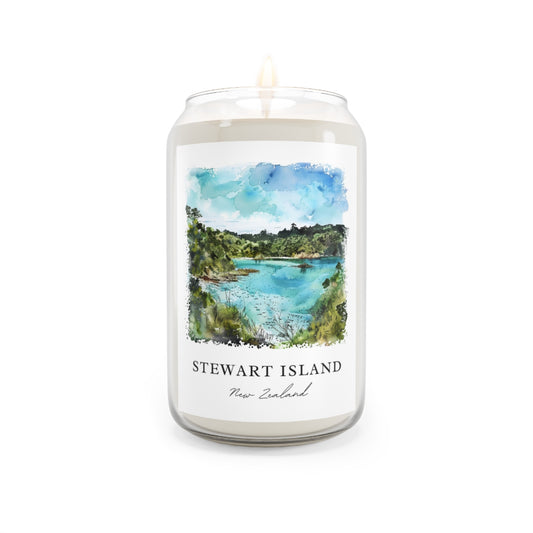 Stewart Island, New Zealand scented soy candle
