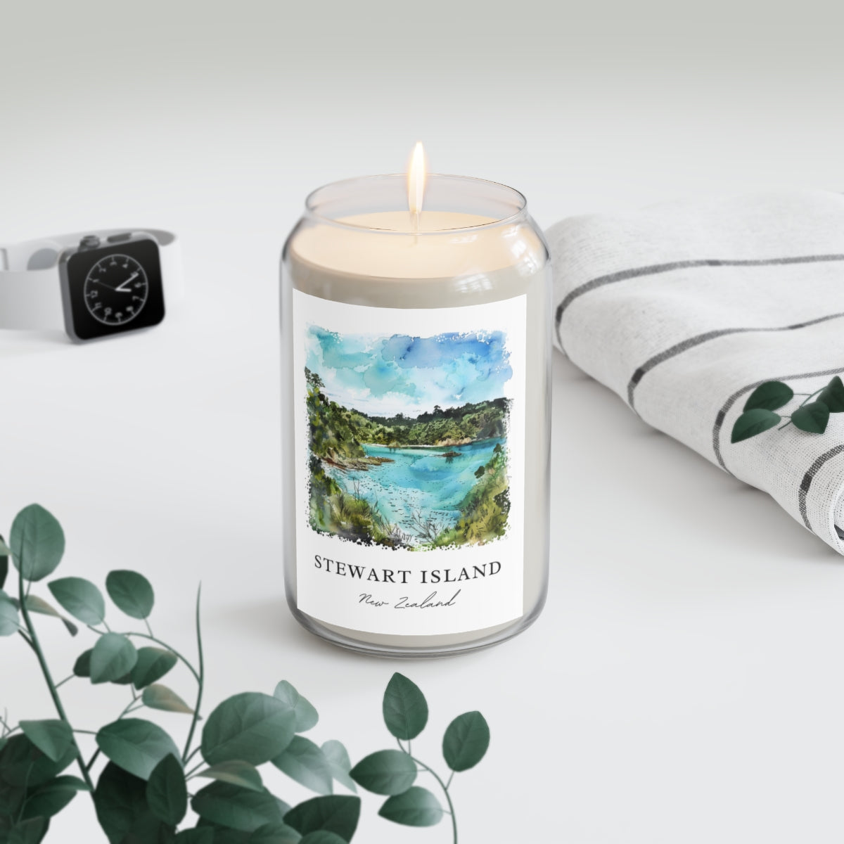 Stewart Island, New Zealand scented soy candle
