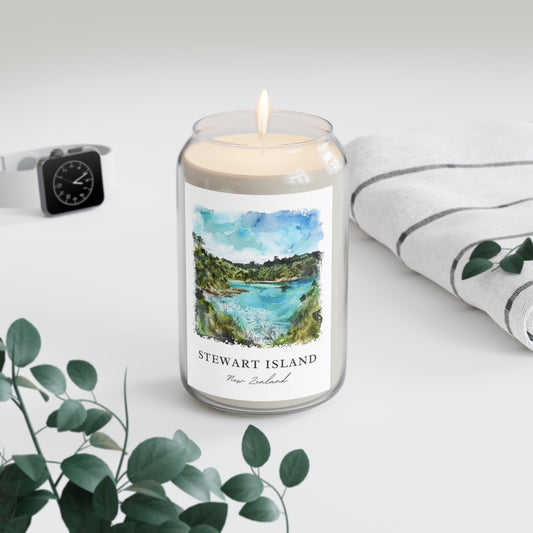 Stewart Island, New Zealand scented soy candle