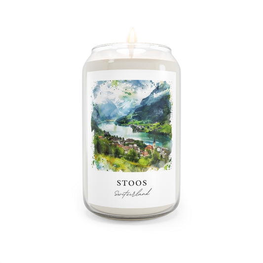 Stoos, Switzerland scented soy candle