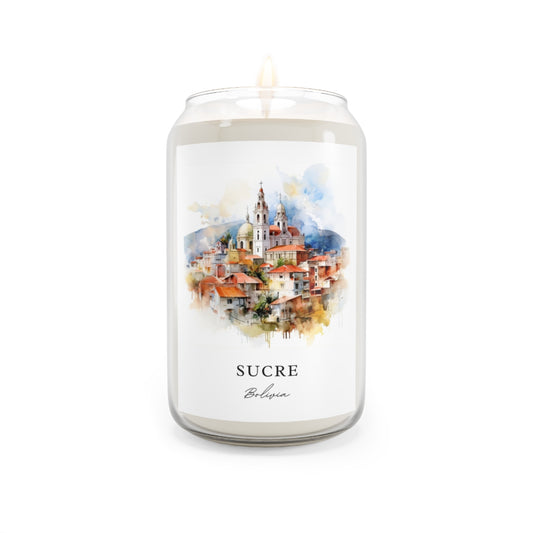 Sucre, Bolivia scented soy candle