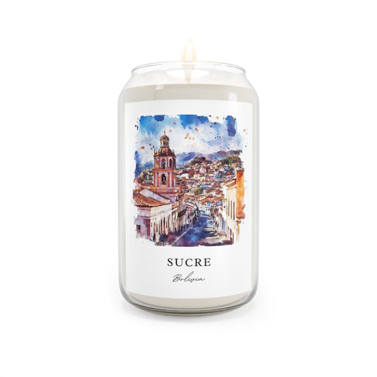 Sucre, Bolivia scented soy candle