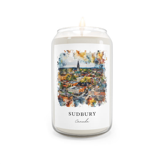 Sudbury, Canada scented soy candle