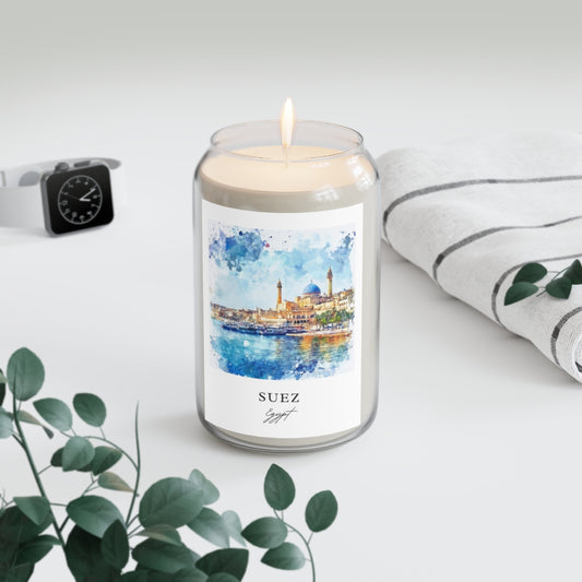 Suez, Egypt scented soy candle