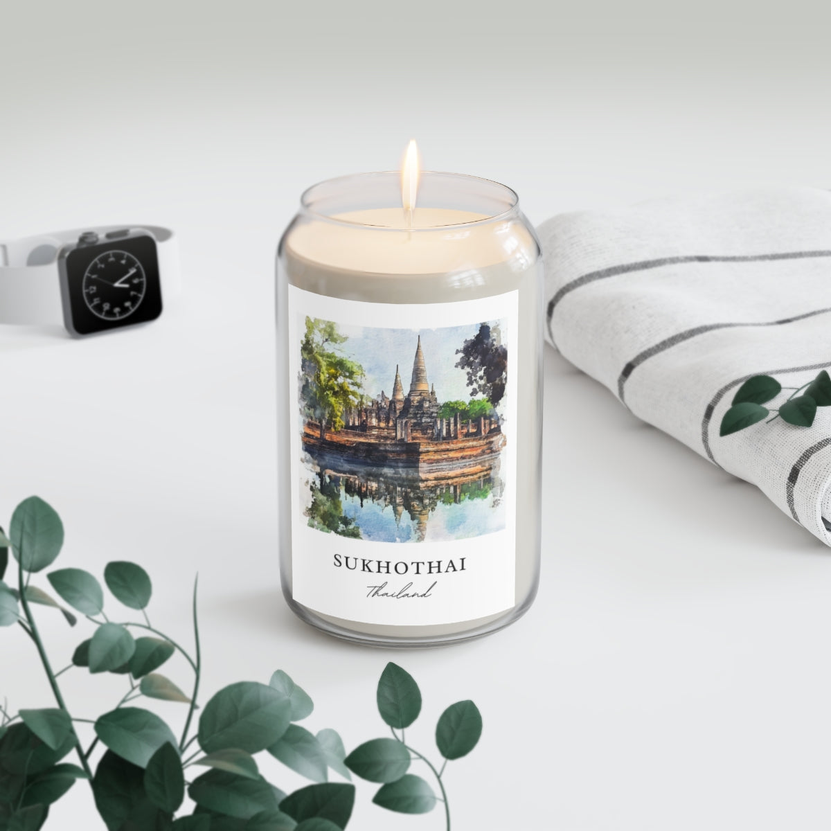Sukhothai, Thailand scented soy candle