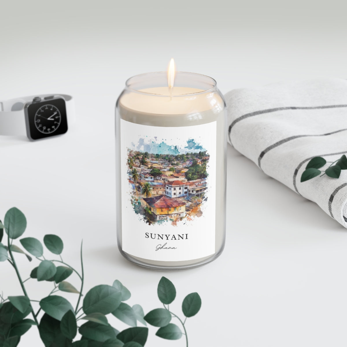 Sunyani, Ghana scented soy candle