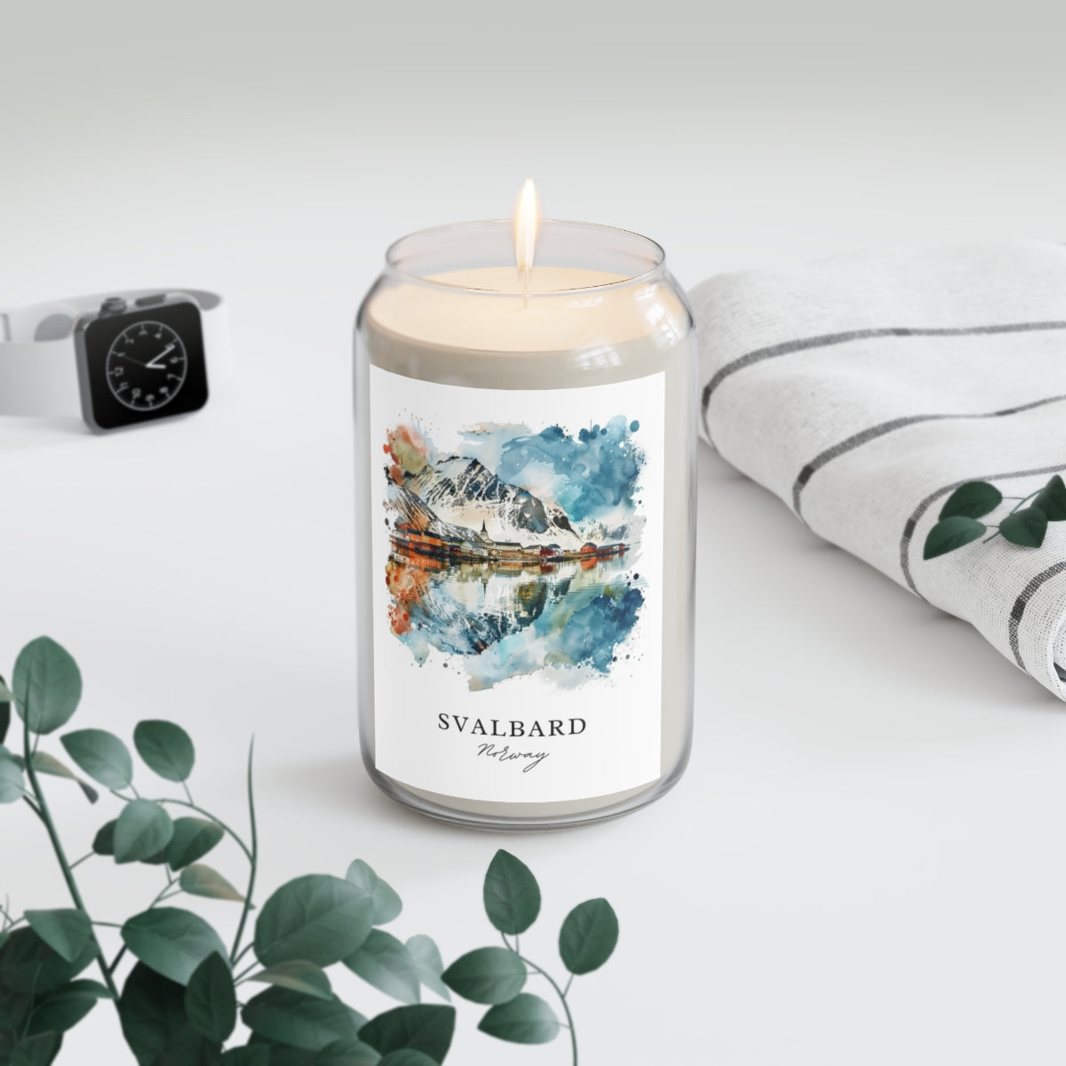 Svalbard, Norway scented soy candle