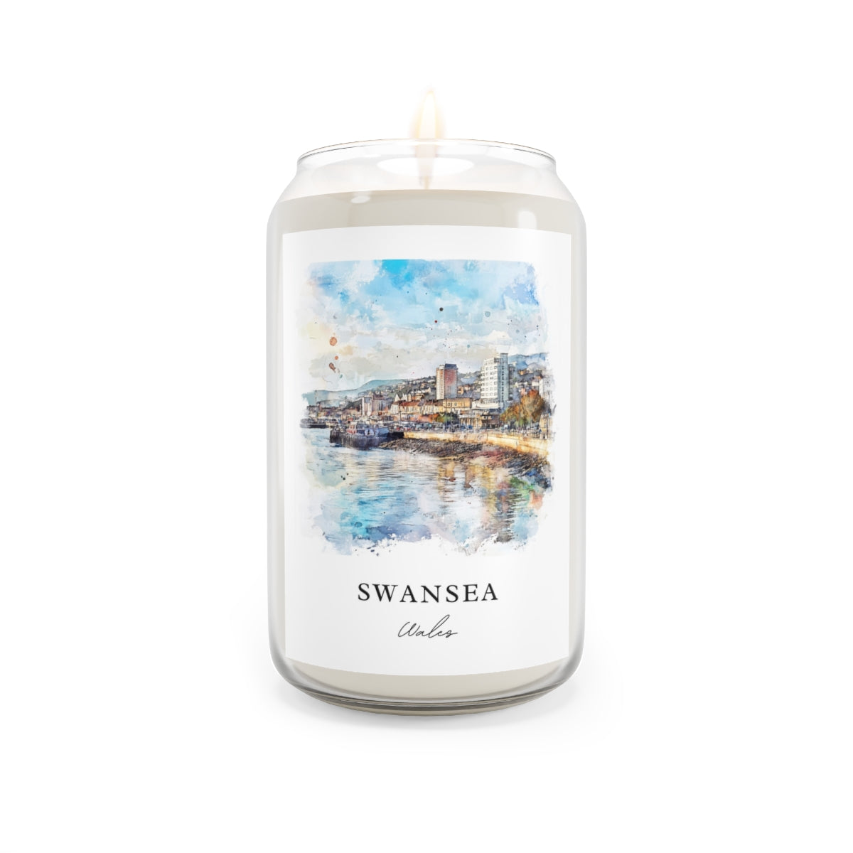 Swansea, Wales scented soy candle