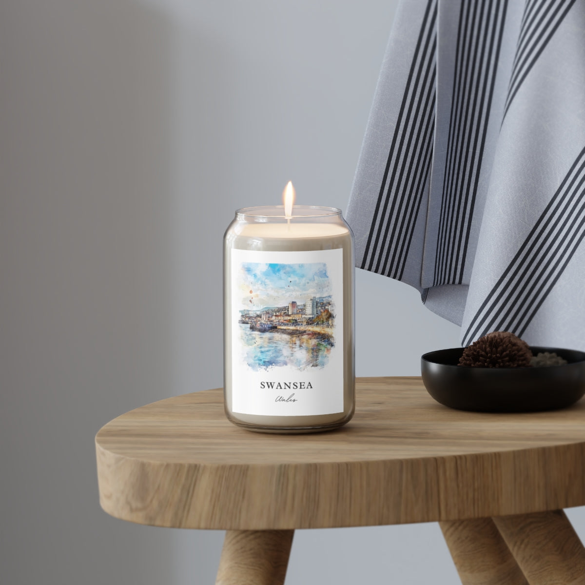 Swansea, Wales scented soy candle