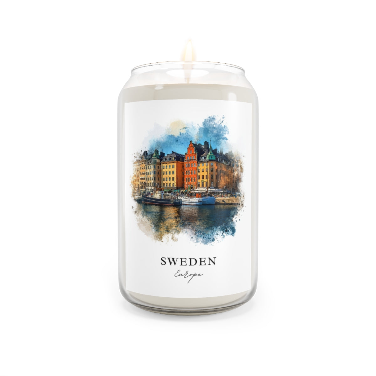 Sweden, Europe scented soy candle