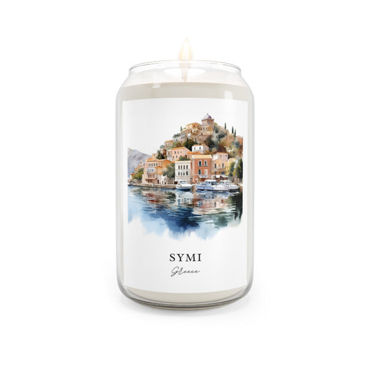 Symi, Greece scented soy candle
