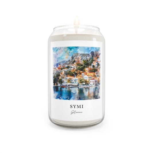 Symi, Greece scented soy candle