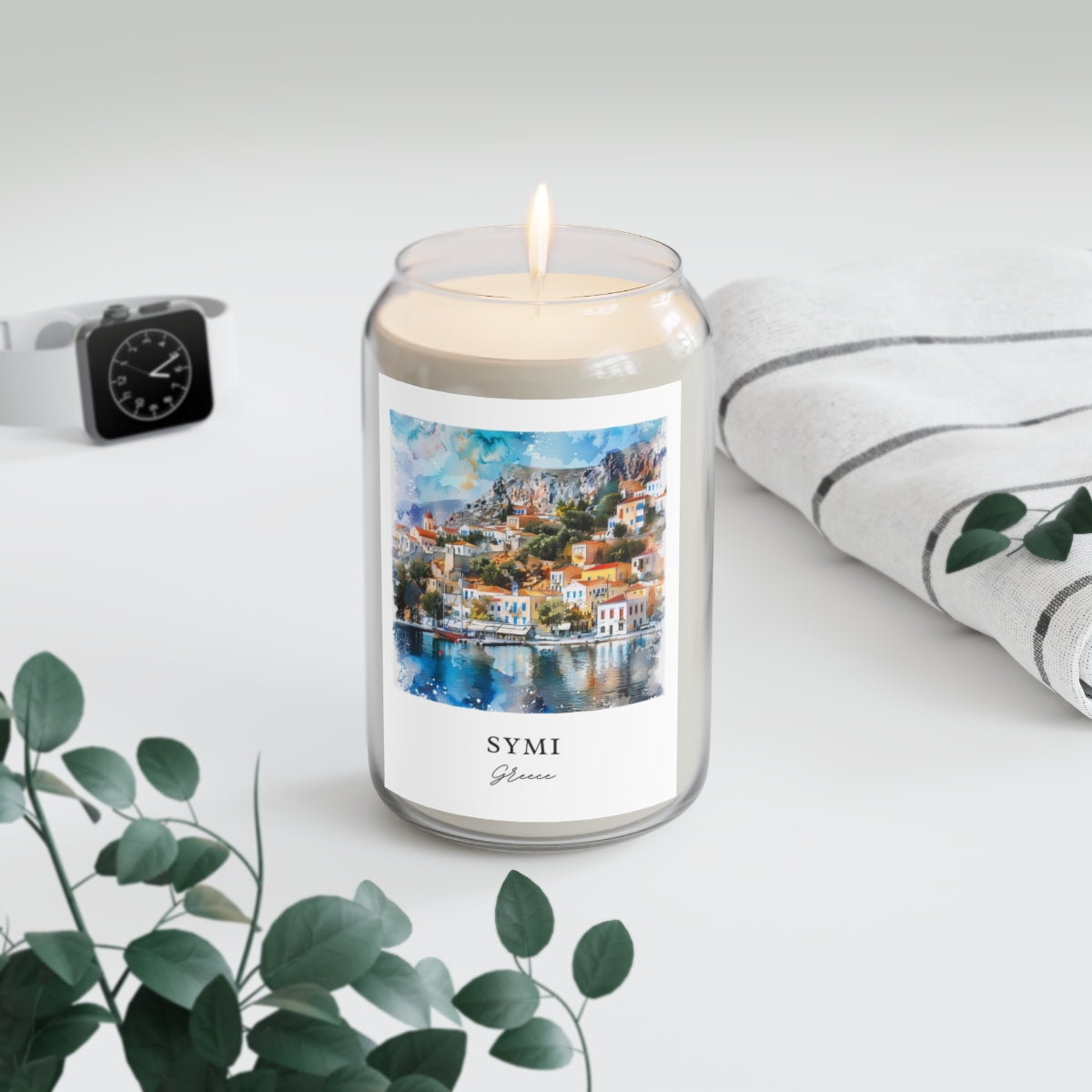 Symi, Greece scented soy candle