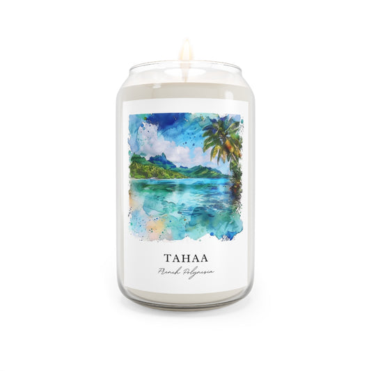Tahaa, French Polynesia scented soy candle