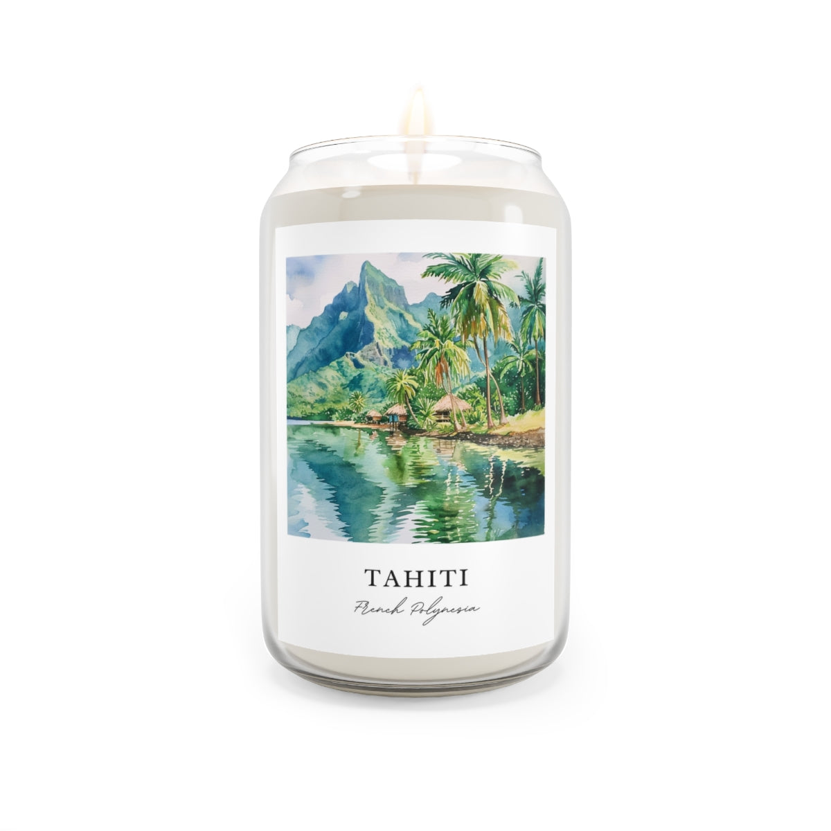 Tahiti, French Polynesia scented soy candle