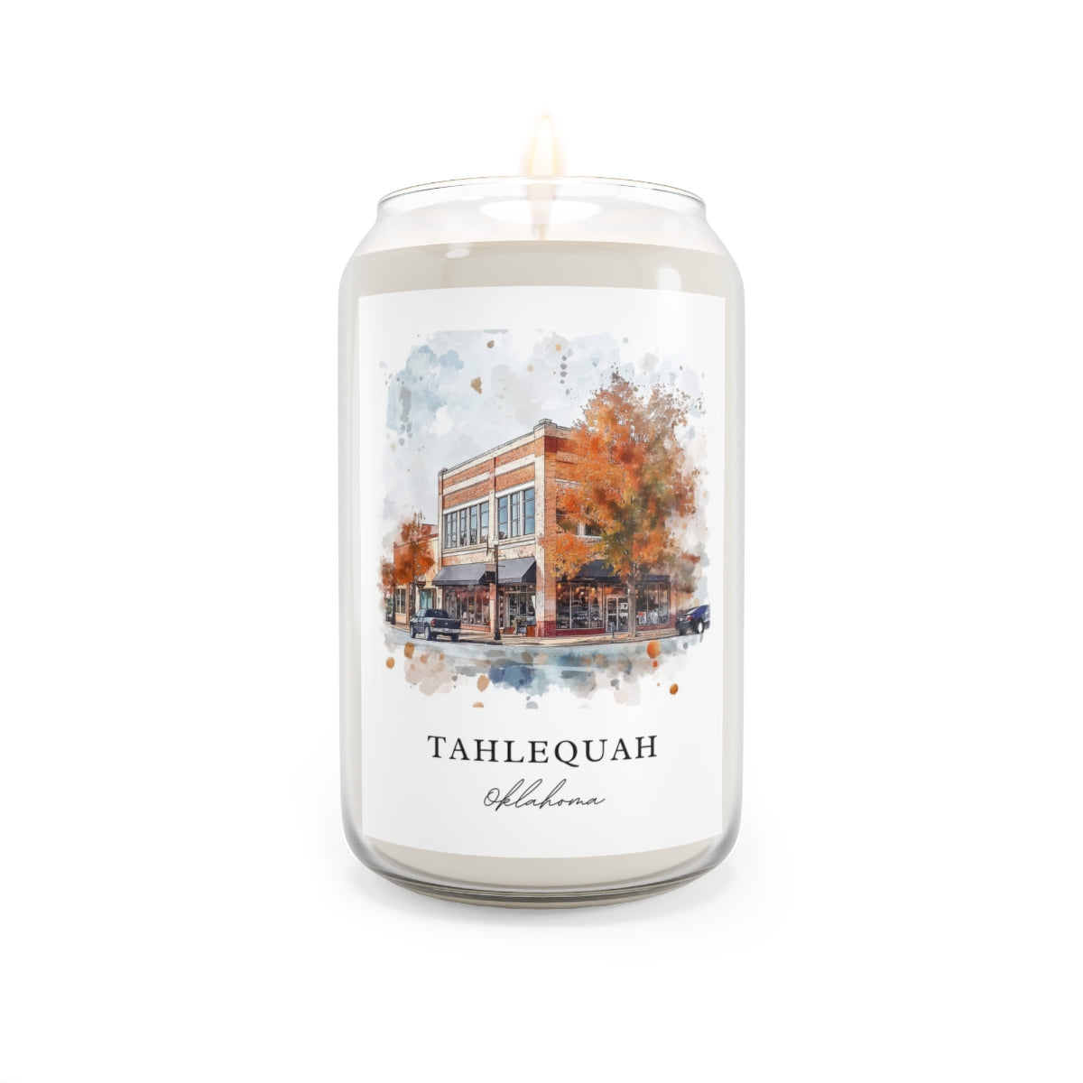Tahlequah, Oklahoma scented soy candle