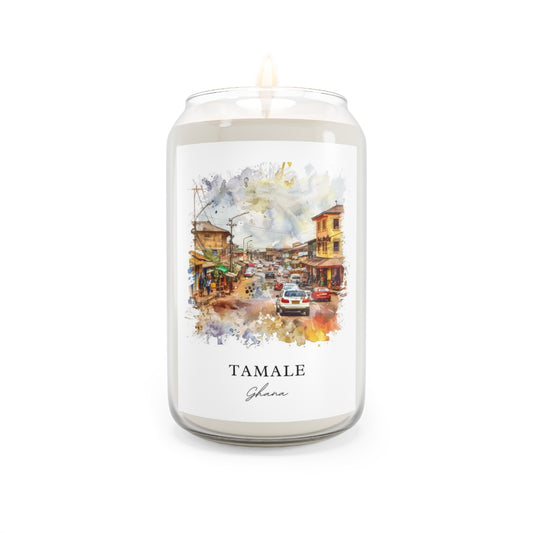 Tamale, Ghana scented soy candle