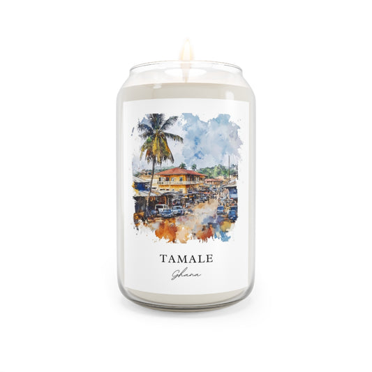 Tamale, Ghana scented soy candle