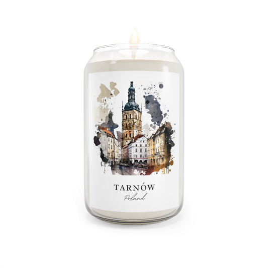 Tarnów, Poland scented soy candle