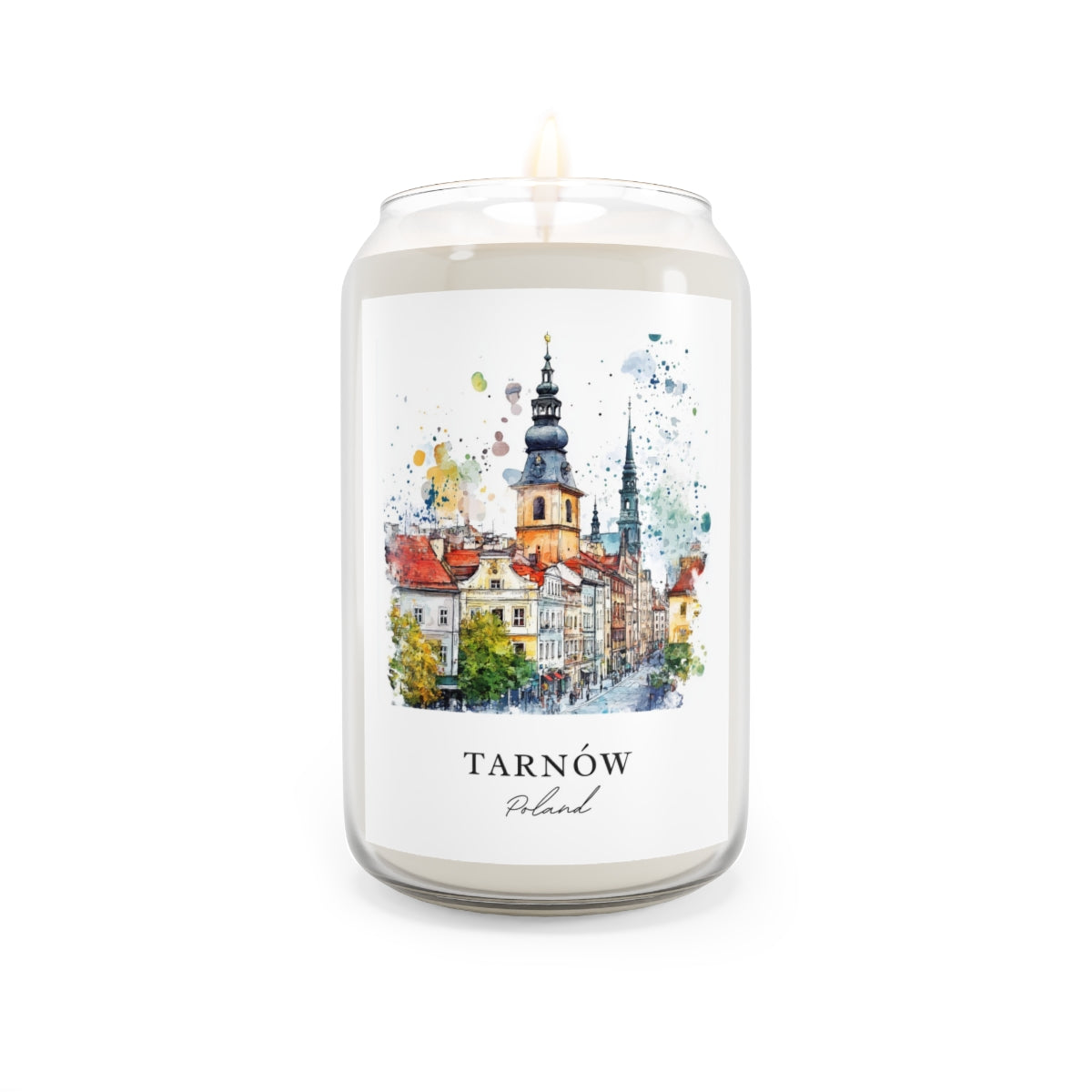 Tarnów, Poland scented soy candle