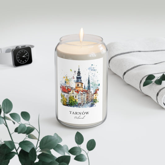 Tarnów, Poland scented soy candle