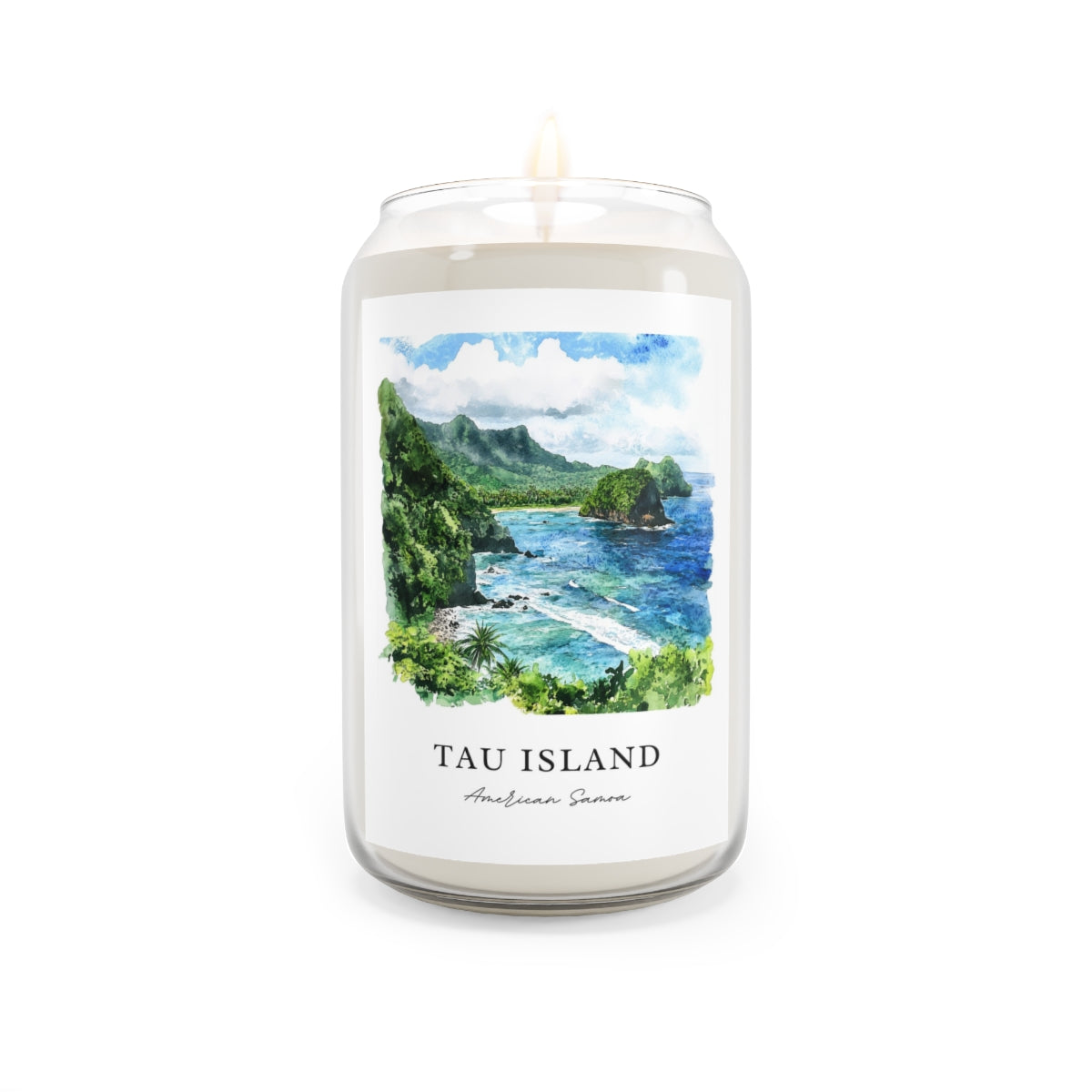 Tau Island, American Samoa scented soy candle