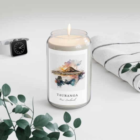 Tauranga, New Zealand scented soy candle