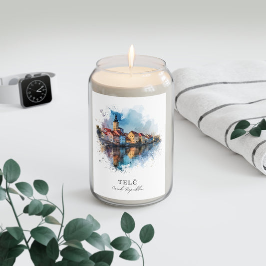 Telč, Czech Republic scented soy candle