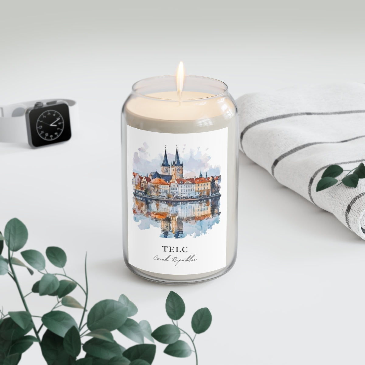 Telc, Czech Republic scented soy candle