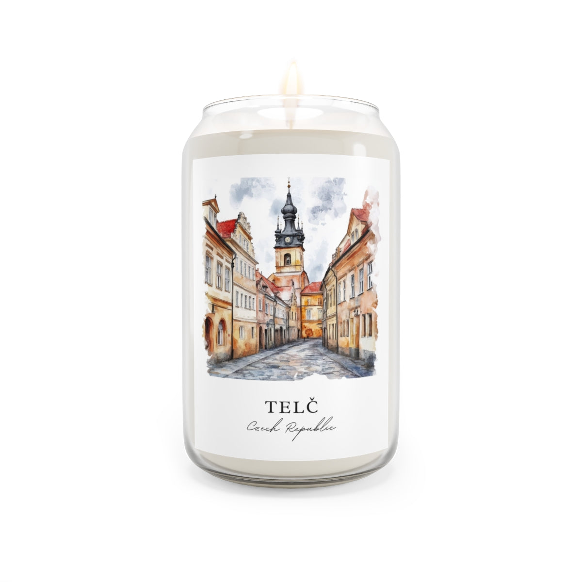 Telč, Czech Republic scented soy candle